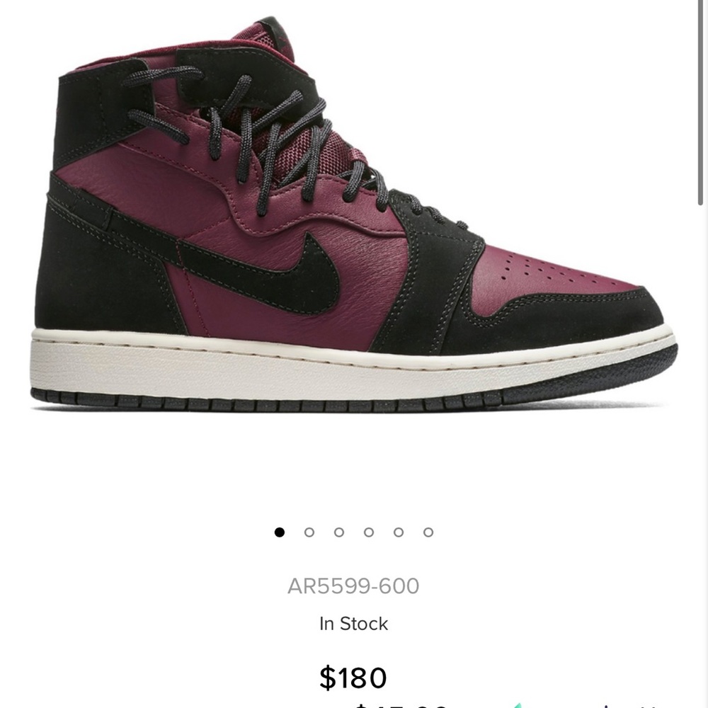 Womens WMNS Air Jordan 1 High Rebel XX 'Bordeaux' 
Basketball Shoes/Sneakers